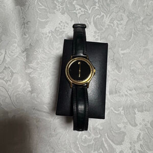 Men's Vintage Movado Black & Gold Museum Dial Watch